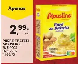 Continente puré de batata mousline promoção