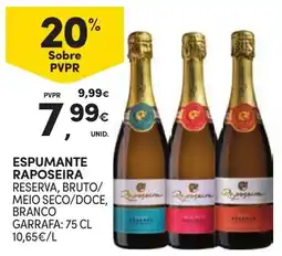 Continente Espumante Raposeira promoção
