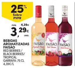 Continente Bebidas aromatizadas Faisão promoção