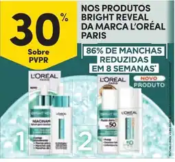 Continente Nos produtos bright reveal da marca l'oréal paris promoção