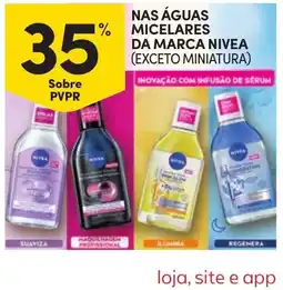 Continente Nas águas micelares da marca nivea promoção