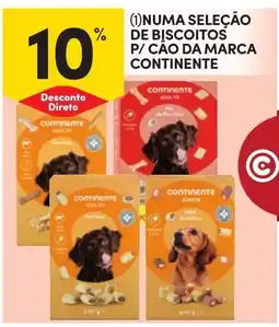 Continente Numa seleção de biscoitos p/ cão da marca continente promoção
