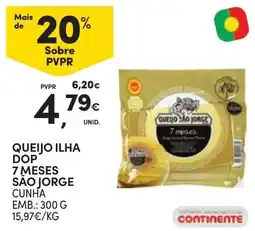 Continente queijo ilha dop 7 meses são jorge cunha promoção