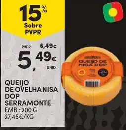 Continente Queijo de ovelha nisa dop serramonte promoção