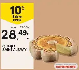 Continente Queijo Saint Albray promoção