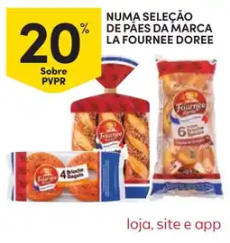 Continente Numa seleção de pães da marca la fournee doree promoção