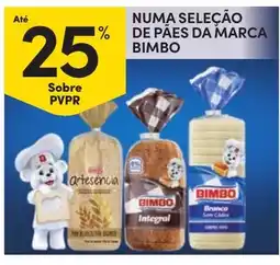 Continente Pães da marca Bimbo promoção