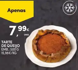 Continente Tarte de queijo promoção