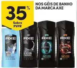 Continente Nos géis de banho da marca axe promoção