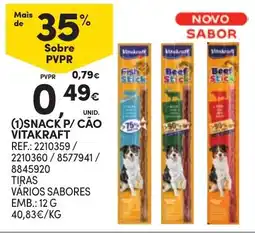 Continente Snack p/ cão vitakraft promoção