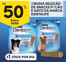 Continente Snacks p/ cão e gato dentalife promoção