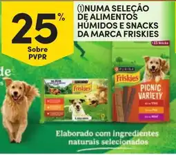 Continente Numa seleção dę alimentos humidos e snacks da marca friskies promoção