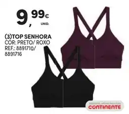 Continente Top senhora promoção