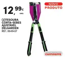 Continente tesoura corta-sebes ajustavel delgarden promoção