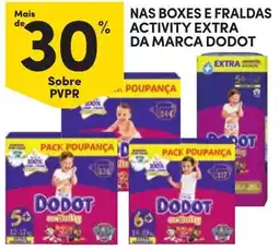 Continente Fraldas activity extra da marca dodot promoção
