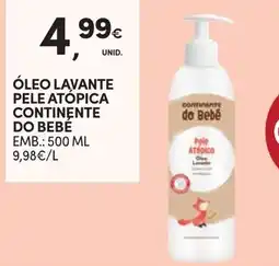 Continente óleo lavante pele atópica continente do bebê promoção