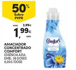 Continente Amaciador concentrado comfort essência azul promoção