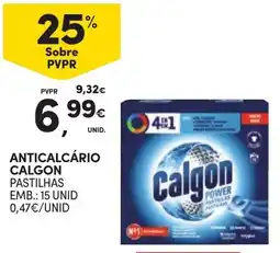 Continente Anticalcário calgon pastilhas promoção