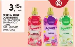 Continente Perfumador de roupa power+ promoção