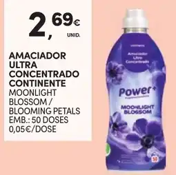 Continente Amaciador ultra concentrado continente moonlight blossom promoção