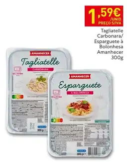 Recheio Tagliatelle Carbonara/ Esparguete à Bolonhesa Amanhecer promoção