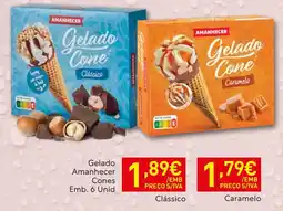 Recheio Gelado Amanhecer Cones promoção