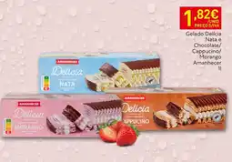 Recheio gelado delícia nata e chocolate/cappuccino/morango amanhecer promoção