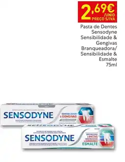 Recheio sensodyne pasta de dentes sensibilidade & gengivas branqueadora/sensibilidade & esmalte promoção