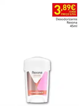Recheio Rexona confidence promoção