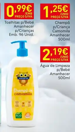 Recheio Champô de camomila Amanhecer promoção
