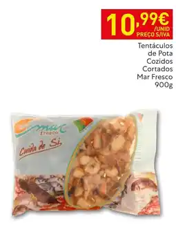 Recheio mac fresco tentáculos de pota cozidos cortados promoção