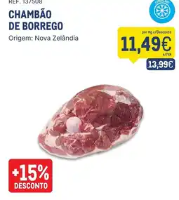 Makro Chambão de borrego iglo promoção