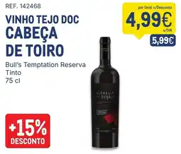 Makro vinho tejo doc cabeça de toiro promoção