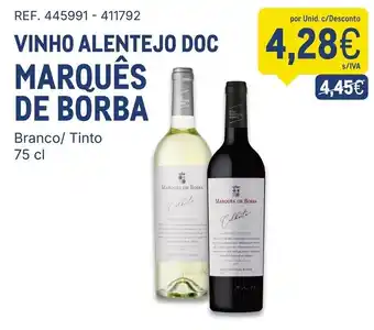 Vinho alentejo doc marquês de borba