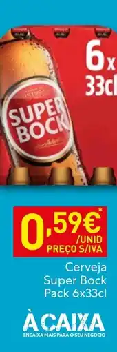 Recheio Cerveja Super Bock promoção