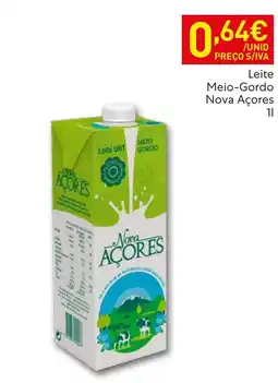 Recheio Leite meio-gordo nova açores promoção