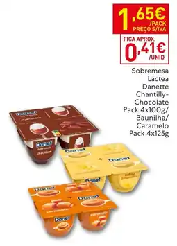 Recheio Sobremesa Láctea Danette Chantilly-Chocolate promoção