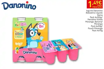 Iogurte Danonino Bebedino Líquido
