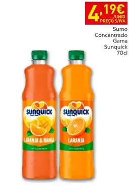 Recheio Sunquick laranja & manga promoção