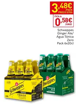 Recheio Schweppes Água Tónica Zero promoção