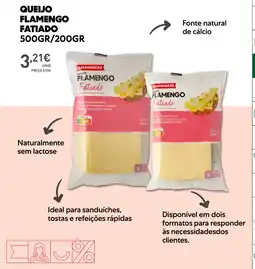 Recheio Queijo flamengo fatiado amanhecer promoção