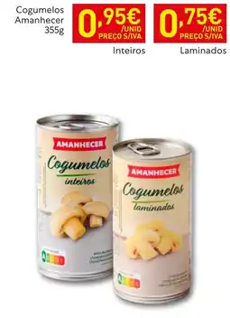 Recheio Cogumelos amanhecer inteiros promoção