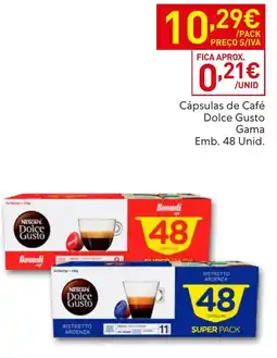 Recheio Cápsulas de Café Dolce Gusto Gama promoção
