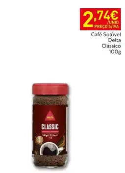 Recheio Café Solúvel Delta Clássico promoção