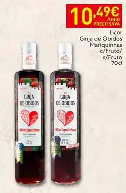 Recheio Ginja de óbidos mariquinhas promoção