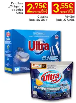 Recheio Ultra pastilhas p/máquina de loiça ultra promoção