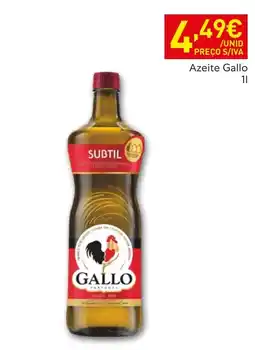 Recheio Azeite Gallo promoção