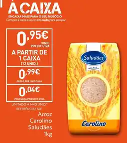 Recheio Arroz Carolino Saludães promoção