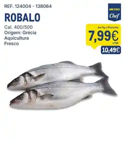 Makro Robalo metro chef promoção