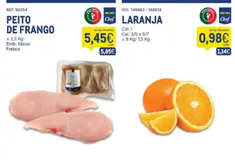 Makro Peito de frango metro chef promoção